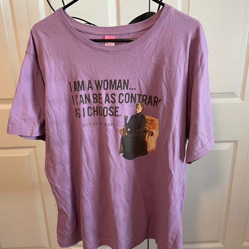 Downton Abbey Purple T-shirt Size 2XL